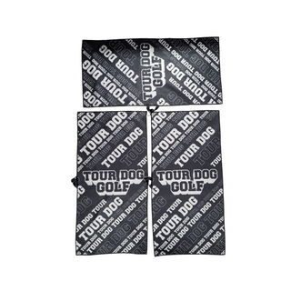 Running Text OG Tour Dog Towel Medium Size